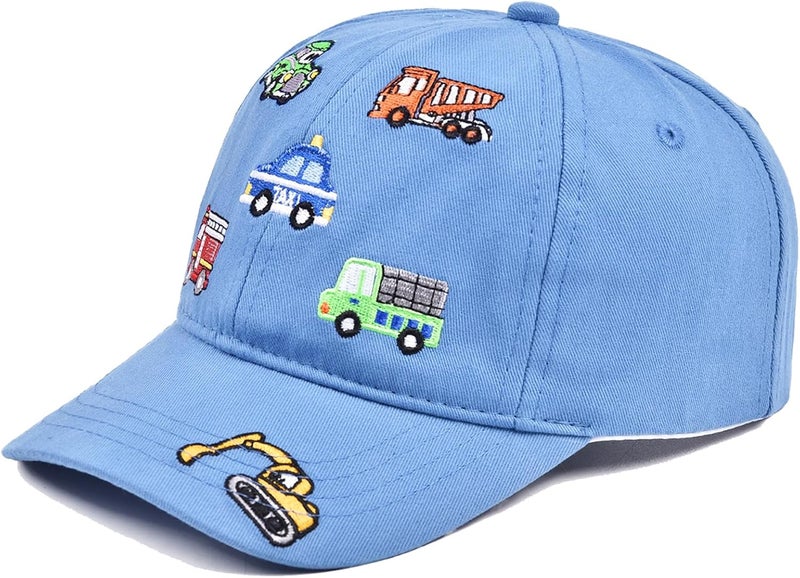 EDCYF Kids Boys Girls Embroidered Baseball Caps Baby Sun hat Toddler Dinosaur Trucker Hats Summer Hats（3-8years - Image 2